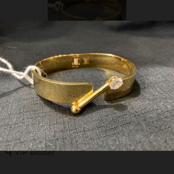 Louis Vuitton Diamond Cuff Henge solitaire diamond Bracelet - Picture 3 of 5